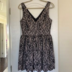 Bebe Black Lace Cocktail Dress